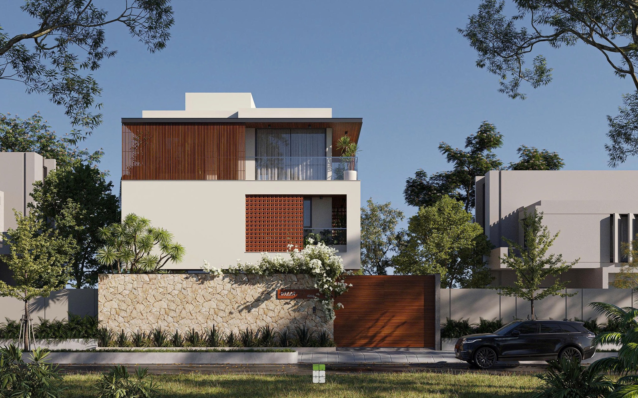 VILLA HOA LƯ - Thiết kế kiến trúc nội thất villa - INHAUS