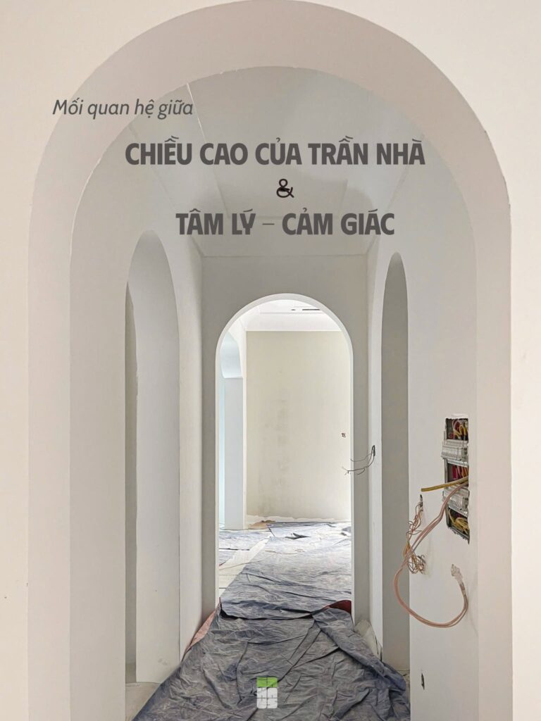 Thiết kế trần nhà và cao độ không gian – ảnh 1