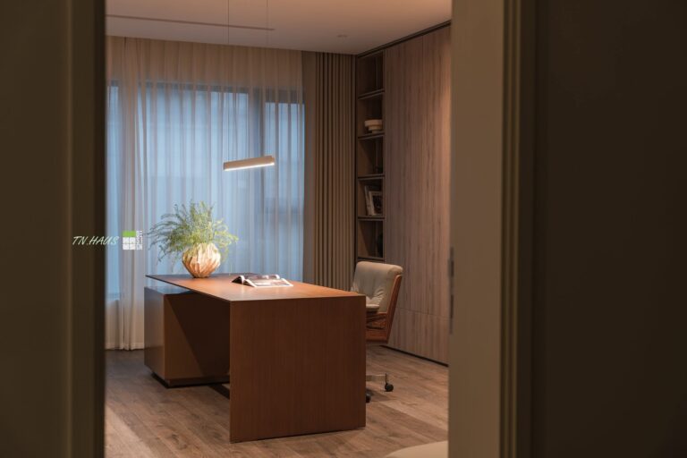 So sánh 3D và thực tế thi công INHAUS – ảnh 5