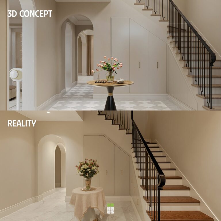 So sánh 3D và thực tế hoàn thiện – ảnh 6