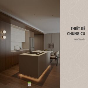 Căn hộ tối ưu diện tích với đảo bếp nối bàn ăn – ảnh 1
