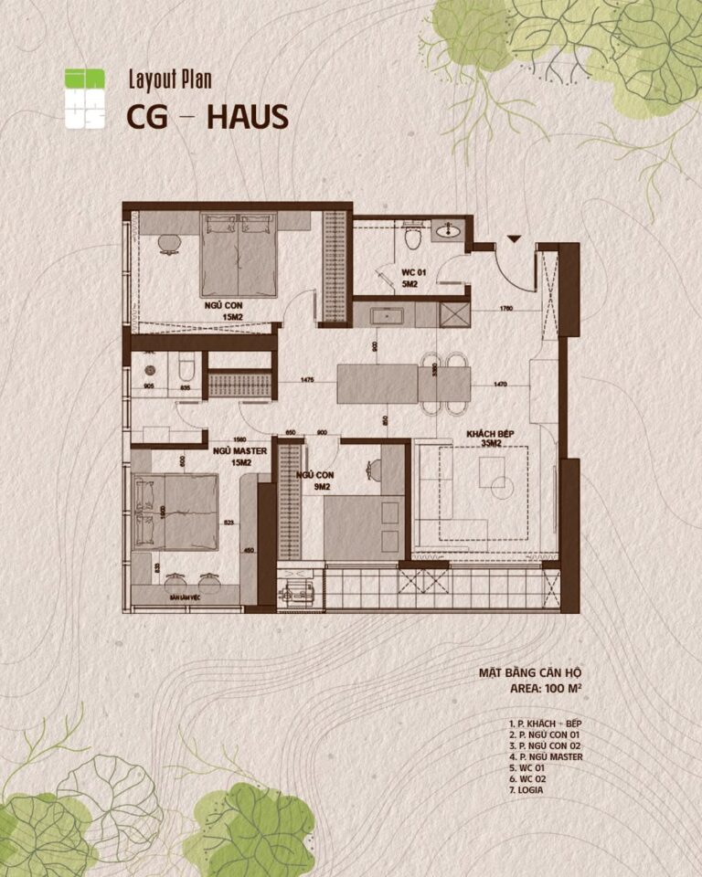 Căn hộ tối ưu diện tích với đảo bếp nối bàn ăn – ảnh 4
